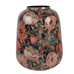 Clayre & Eef Vaas Ø 21x25 cm Roze Metaal
