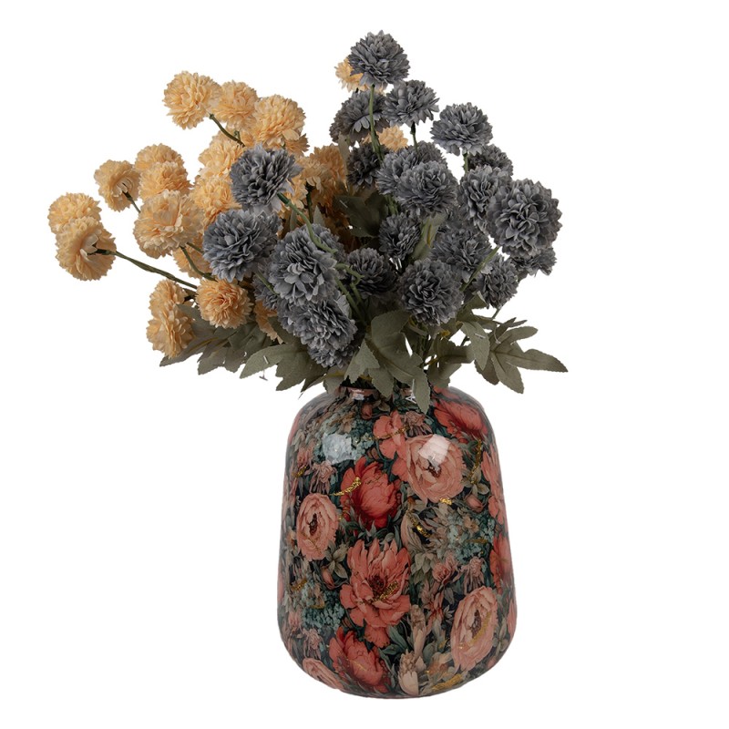 Clayre & Eef Vaas Ø 21x25 cm Roze Metaal