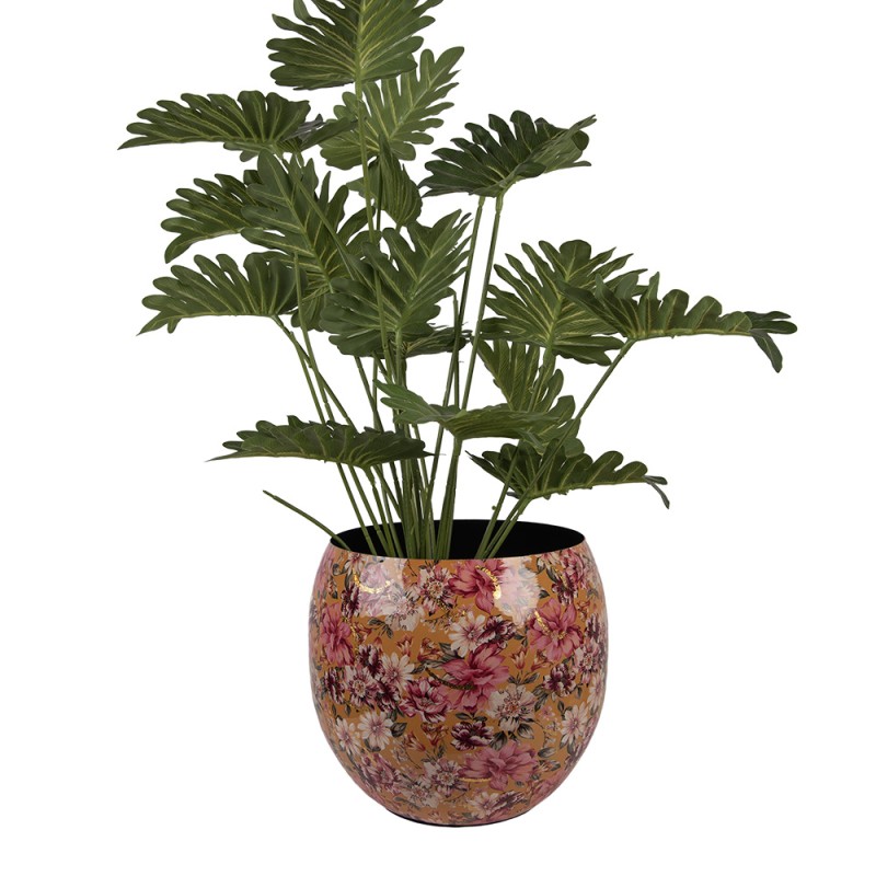 Clayre & Eef Vaas Ø 28x25 cm Geel Metaal