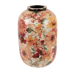 Clayre & Eef Vaas Ø 17x25 cm Beige Metaal