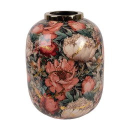 Clayre & Eef Vaas Ø 17x22 cm Groen Metaal