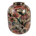 Clayre & Eef Vaas Ø 17x22 cm Beige Metaal
