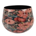 Clayre & Eef Vaso Ø 13x10 cm Rosa Metallo