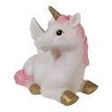 Clayre & Eef Nachtlampje Kind Eenhoorn LED 41x25x40 cm Wit Kunststof