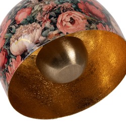 Clayre & Eef Hanglamp Ø 26x25 cm Groen Roze Metaal