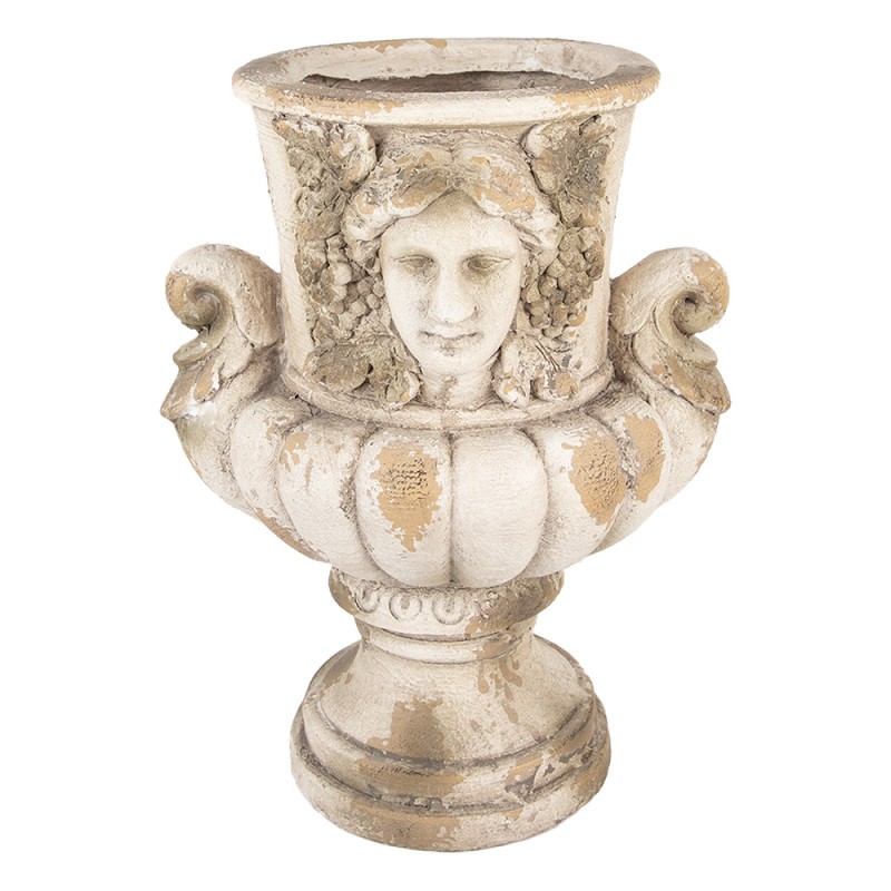 Clayre & Eef Bloempot 36x38x50 cm Beige Keramiek