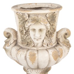 Clayre & Eef Bloempot 36x38x50 cm Beige Keramiek