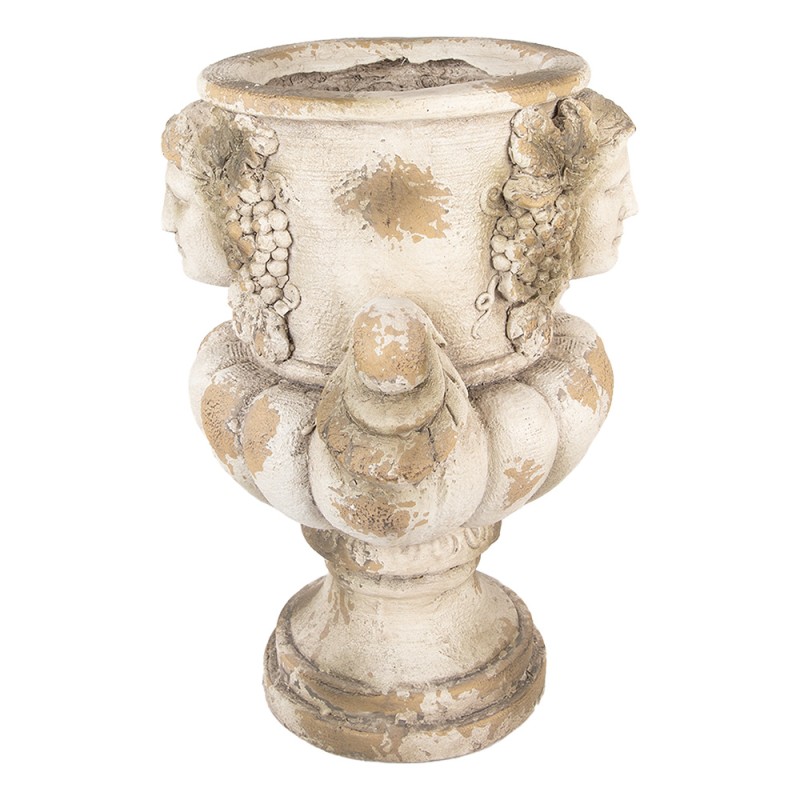 Clayre & Eef Bloempot 36x38x50 cm Beige Keramiek