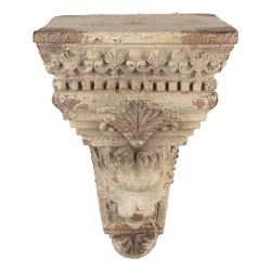 Clayre & Eef Décoration Ornement 20x20x30 cm Beige Céramique