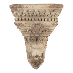 Clayre & Eef Décoration Ornement 20x20x30 cm Beige Céramique
