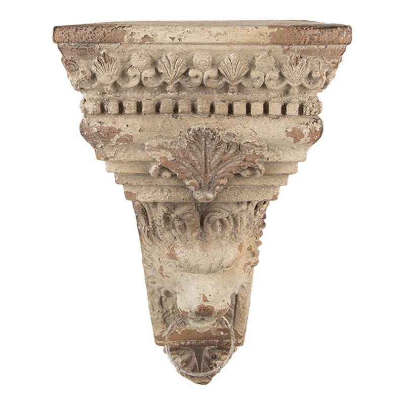 Clayre & Eef Décoration Ornement 20x20x30 cm Beige Céramique