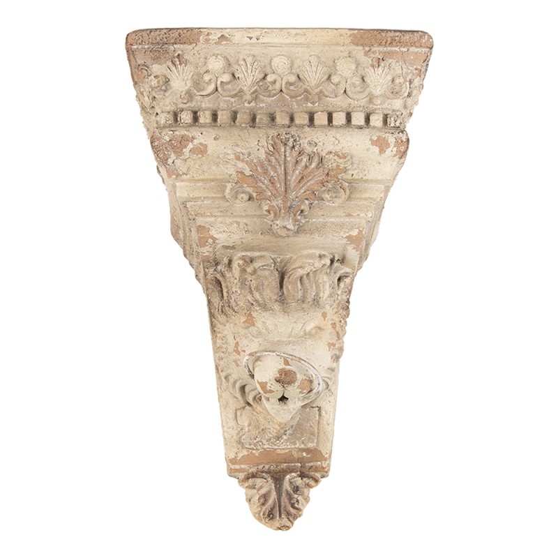 Clayre & Eef Décoration Ornement 20x20x30 cm Beige Céramique