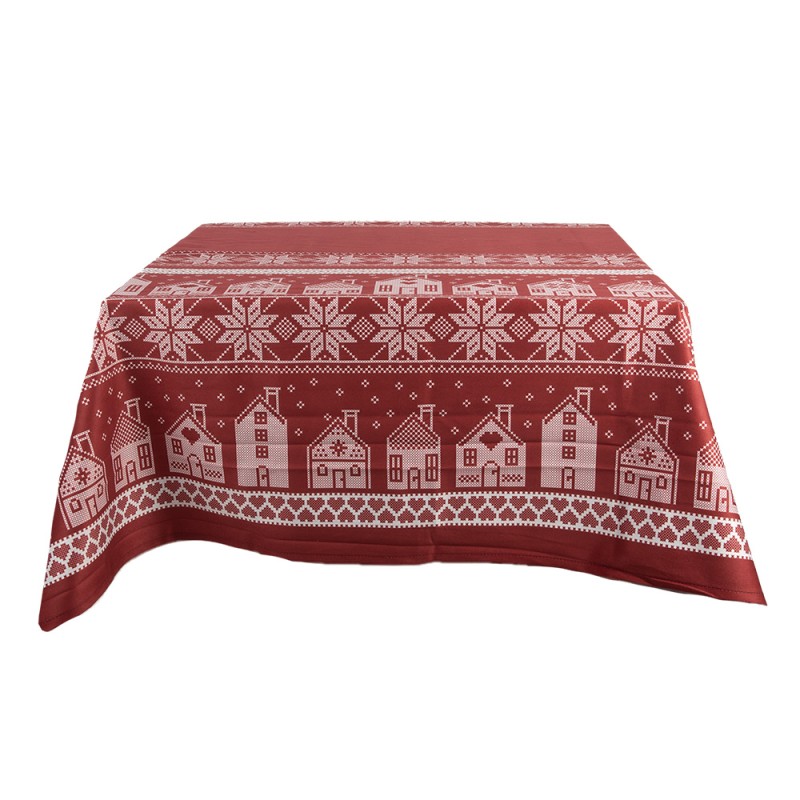 Clayre & Eef Tafelkleed 140x220 cm Rood Polyester