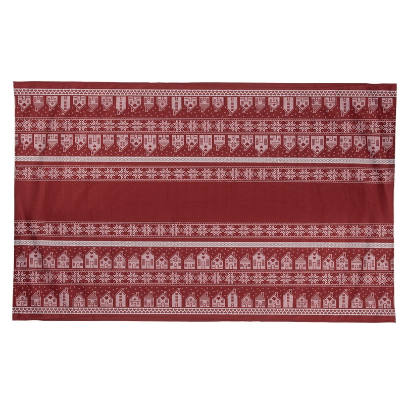 Clayre & Eef Tafelkleed 140x220 cm Rood Polyester