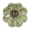Clayre & Eef Pomello Ø 4x4 cm Verde Ceramica