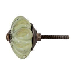 Clayre & Eef Türknauf Ø 4x4 cm Grün Keramik