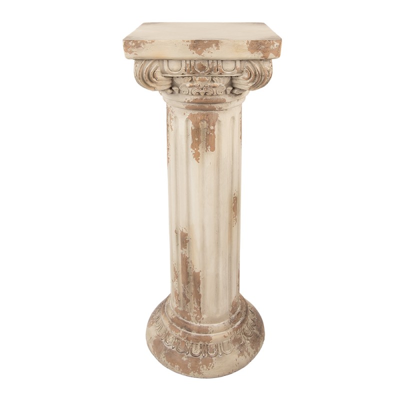 Clayre & Eef Plant Table 35x35x92 cm Beige Ceramic