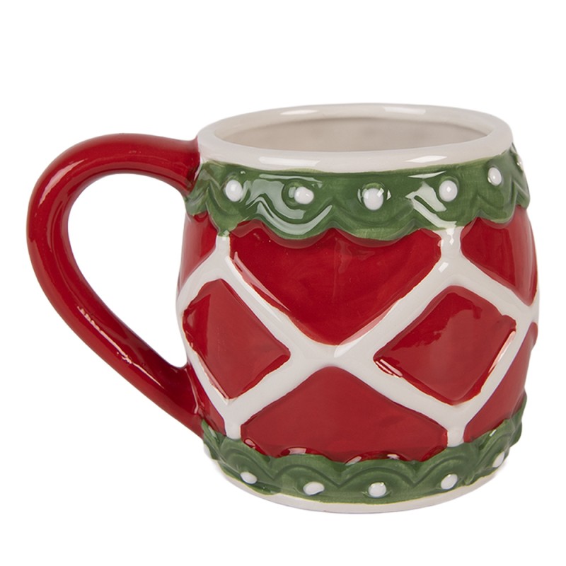 Clayre & Eef Mok 375 ml Rood Keramiek