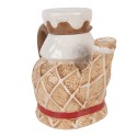 Clayre & Eef Theepot Notenkraker 900 ml Bruin Keramiek