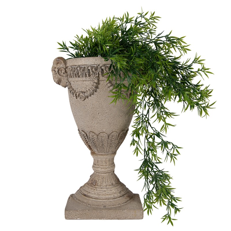 Clayre & Eef Pot de fleurs 29x11x44 cm Beige Matériau céramique