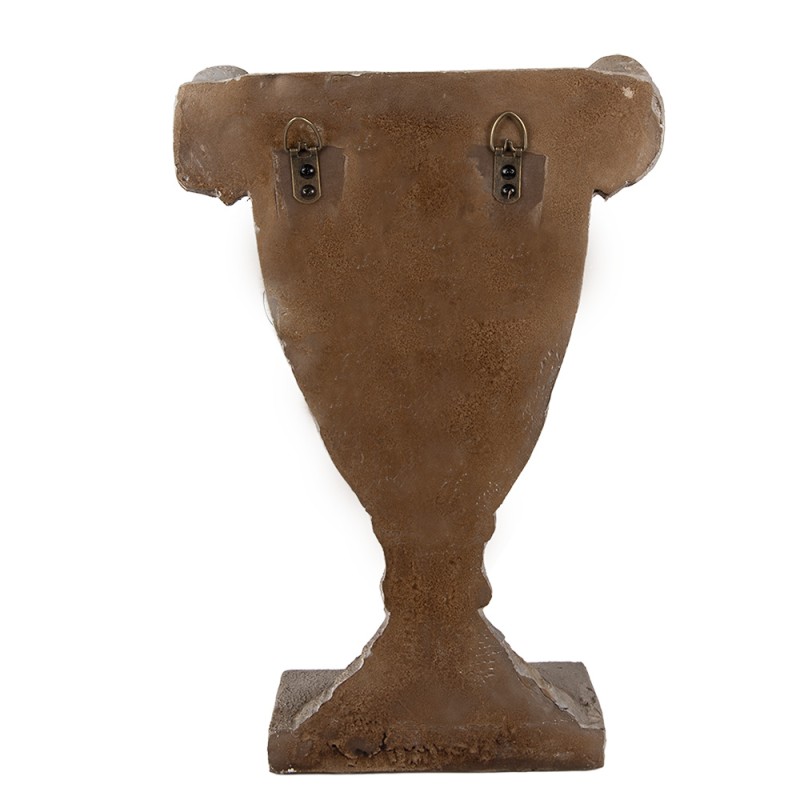 Clayre & Eef Pot de fleurs 29x11x44 cm Beige Matériau céramique