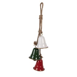 Clayre & Eef Hanger Bel 9x9x49 cm Meerkleurig Metaal