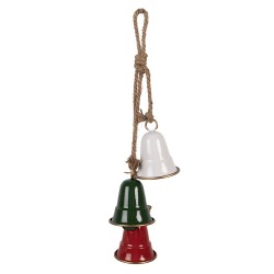Clayre & Eef Hanger Bel 9x9x49 cm Meerkleurig Metaal
