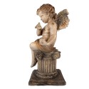 Clayre & Eef Decorative Figurine Angel 30x30x60 cm Beige Ceramic material