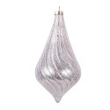 Clayre & Eef Boule de Noël Ø 8x17 cm Rose Verre
