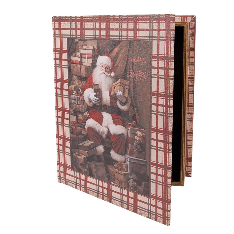 Clayre & Eef Opbergdoos Set van 3 Boeken 27/ 22 / 18 cm Bruin MDF