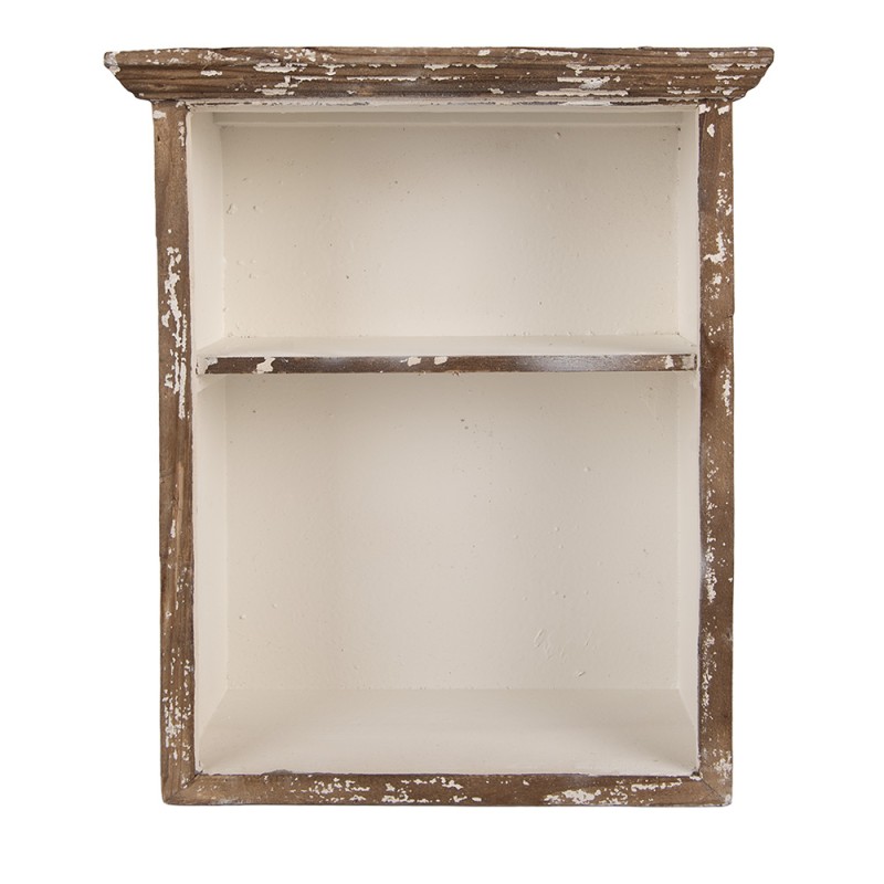Clayre & Eef Mensola da parete 36x15x43 cm Marrone Legno