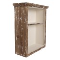 Clayre & Eef Mensola da parete 36x15x43 cm Marrone Legno