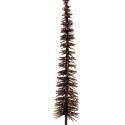 Clayre & Eef Statuetta decorativa di Natale Albero di Natale Ø 5x25 cm Marrone Legno