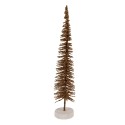 Clayre & Eef Christmas Decoration Figurine Christmas Tree Ø 6x30 cm Brown Wood