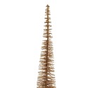Clayre & Eef Décoration de Noël Image Sapin de Noël Ø 8x40 cm Marron Bois