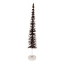 Clayre & Eef Weihnachtsdekorationsfigur Weihnachtsbaum Ø 8x40 cm Braun Holz