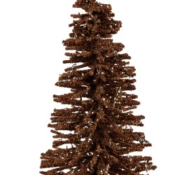 Clayre & Eef Christmas Decoration Figurine Christmas Tree Ø 14x25 cm Brown Wood