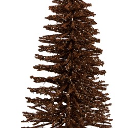 Clayre & Eef Christmas Decoration Figurine Christmas Tree Ø 17x30 cm Brown Wood
