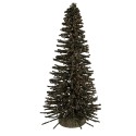 Clayre & Eef Décoration de Noël Image Sapin de Noël Ø 17x30 cm Vert Bois