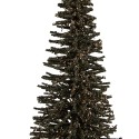 Clayre & Eef Décoration de Noël Image Sapin de Noël Ø 17x30 cm Vert Bois