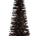 Clayre & Eef Décoration de Noël Image Sapin de Noël Ø 20x50 cm Marron Bois