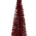 Clayre & Eef Weihnachtsdekorationsfigur Weihnachtsbaum Ø 20x50 cm Rot Holz