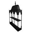 Clayre & Eef Étagère murale 102x25x157 cm Noir Métal