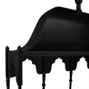Clayre & Eef Étagère murale 102x25x157 cm Noir Métal