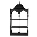 Clayre & Eef Étagère murale 55x19x109 cm Noir Métal