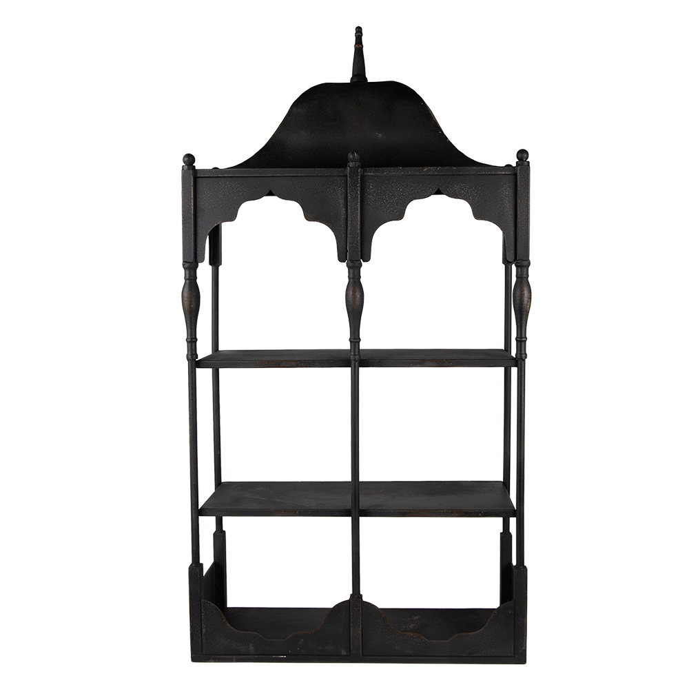 Clayre&Eef Wandrek 55x19x109 cm Zwart Metaal afbeelding