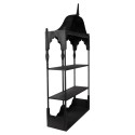 Clayre & Eef Étagère murale 55x19x109 cm Noir Métal