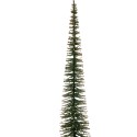Clayre & Eef Décoration de Noël Image Sapin de Noël Ø 8x40 cm Vert Bois