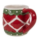 Clayre & Eef Mug 375 ml Red Ceramic