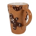 Clayre & Eef Mok 575 ml Bruin Keramiek Gingerbread man